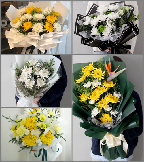 四川成都彭州市濛阳镇泉沟村白事花束代送